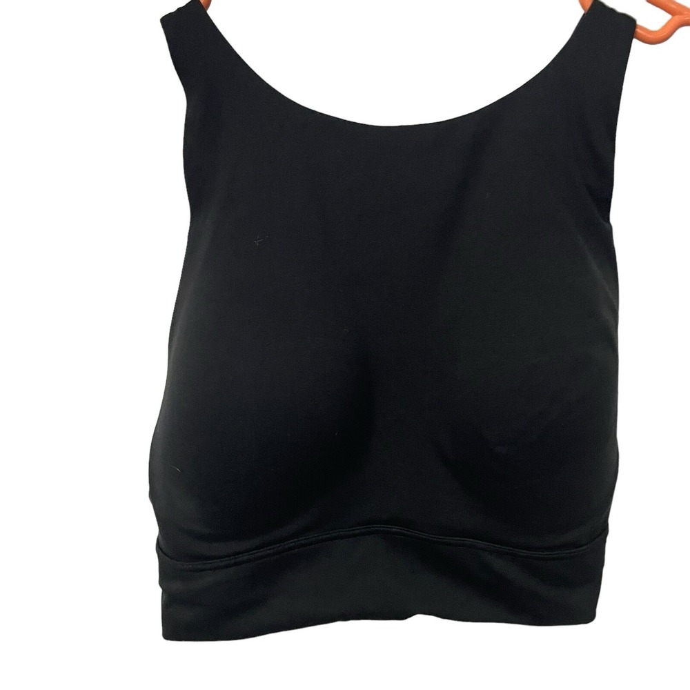 Victoria's Secret On Point Sports Bra Women's Black Cross Back Wireless Size 32C